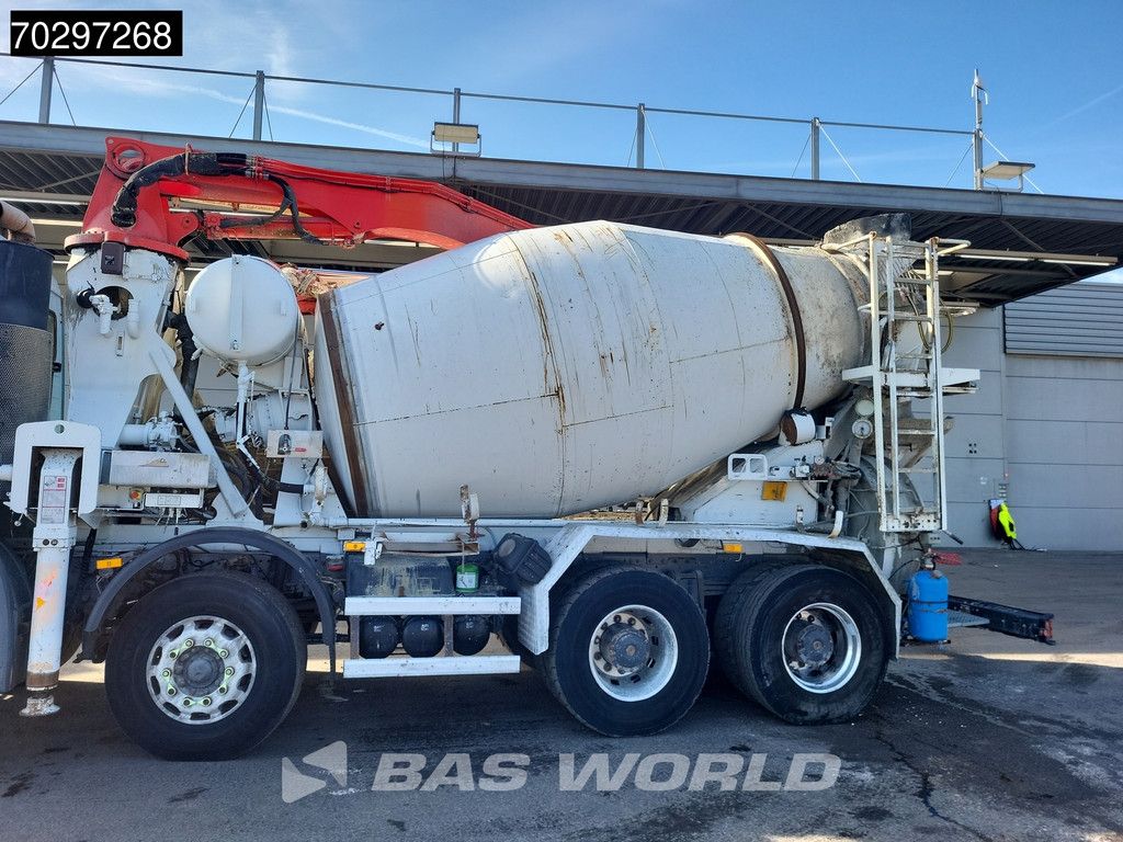 Mercedes Actros 3241 8X4 Putzmeister TMM 21-3.67 Q PUMI 7m3 Liebherr mixer Big-Axle Euro 3