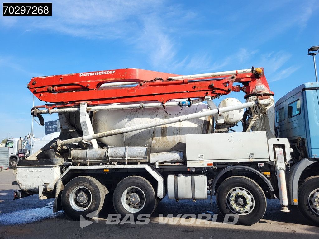Mercedes Actros 3241 8X4 Putzmeister TMM 21-3.67 Q PUMI 7m3 Liebherr mixer Big-Axle Euro 3