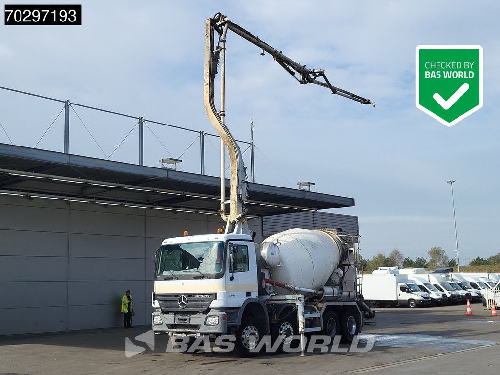 Mercedes Actros 3241 8X4 Mecbo ATB 4.22/70 HSL PUMI 7m3 mixer Big-Axle Euro 3