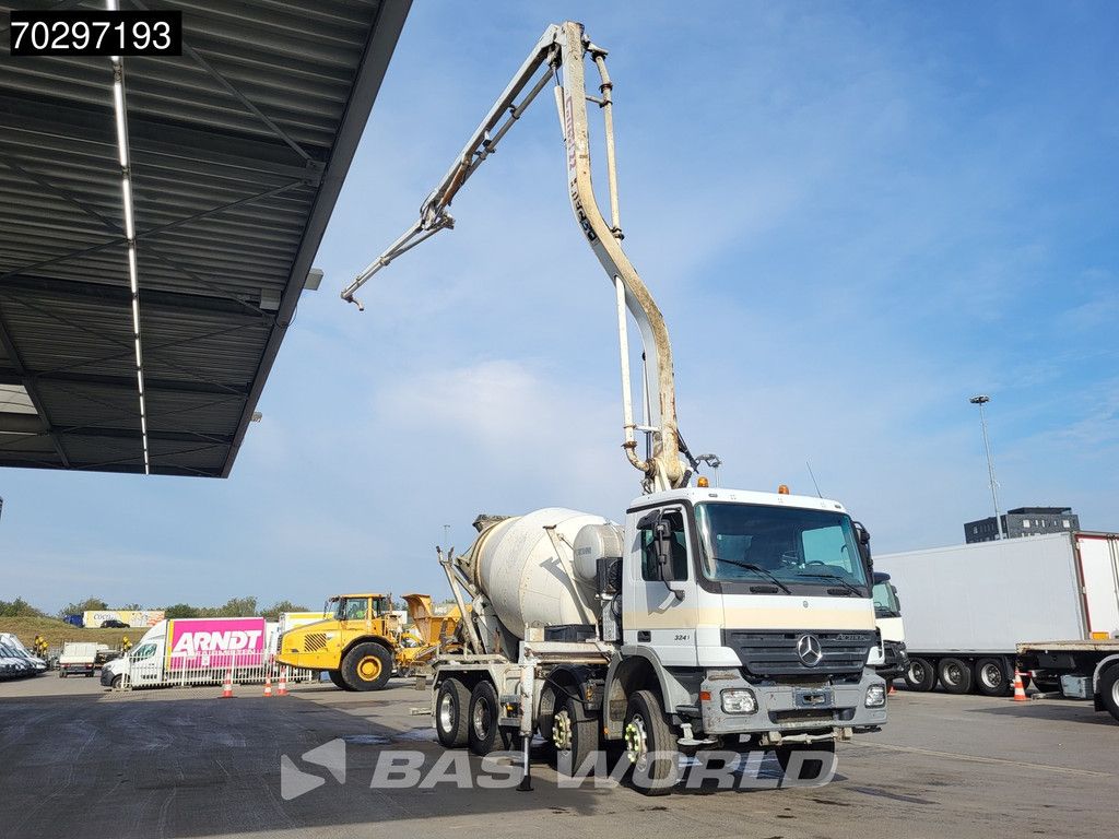 Mercedes Actros 3241 8X4 Mecbo ATB 4.22/70 HSL PUMI 7m3 mixer Big-Axle Euro 3