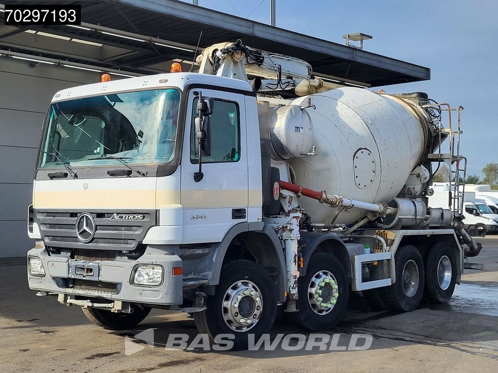 Mercedes Actros 3241 8X4 Mecbo ATB 4.22/70 HSL PUMI 7m3 mixer Big-Axle Euro 3