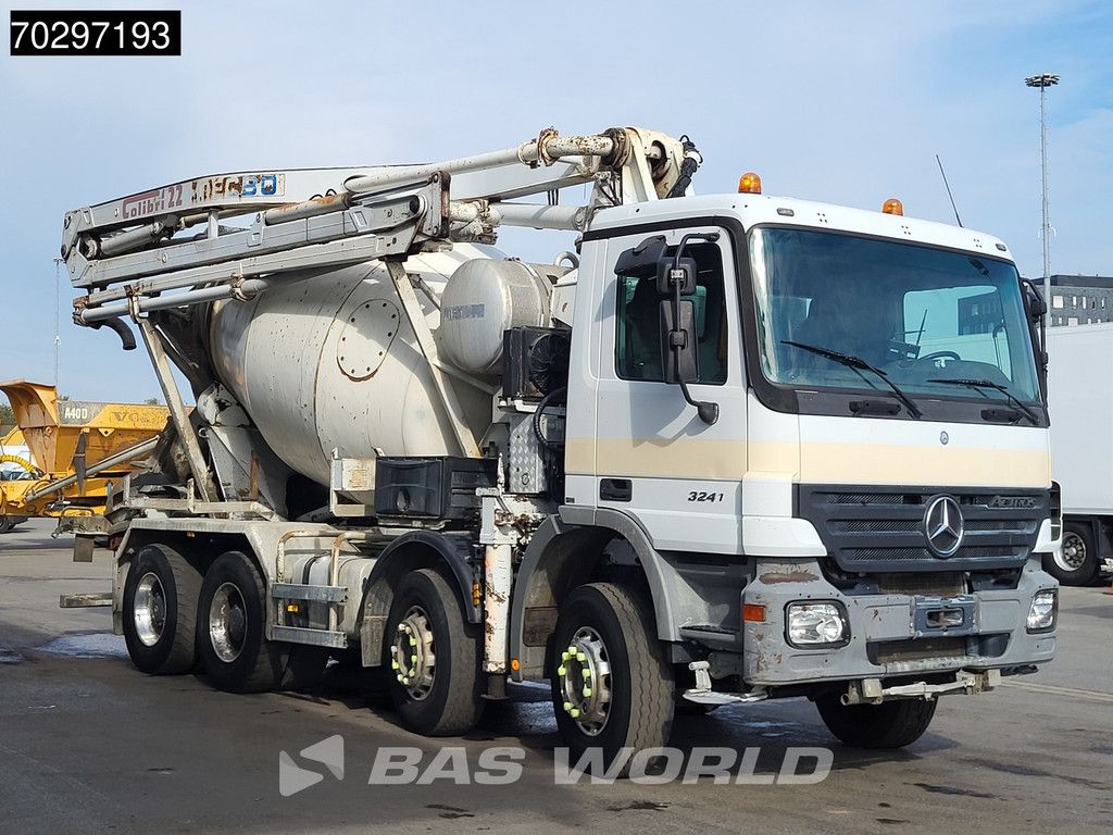 Mercedes Actros 3241 8X4 Mecbo ATB 4.22/70 HSL PUMI 7m3 mixer Big-Axle Euro 3