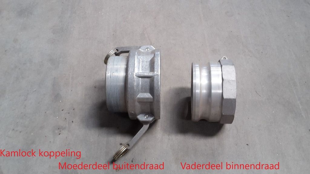 Diverse typen slangkoppelingen