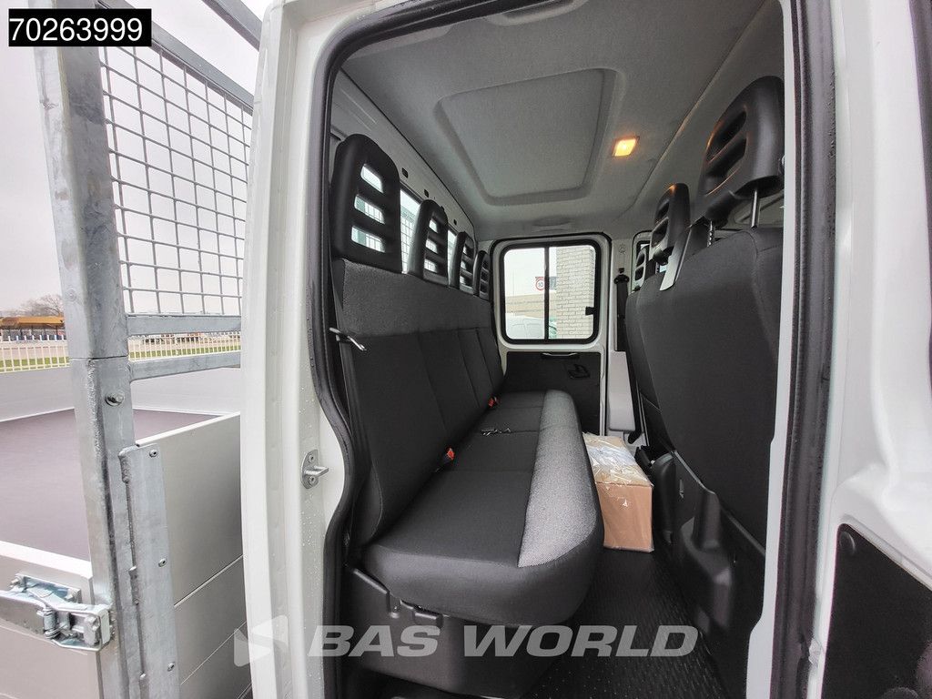 Iveco Daily 35C18 3.0L Open Laadbak 180PK Dubbel Cabine 2025-Model 3,5t Trekvermogen Navi Airco Cruise Camera Euro6 Pritsche Pickup 3m3 A/C Double cabin Cruise control