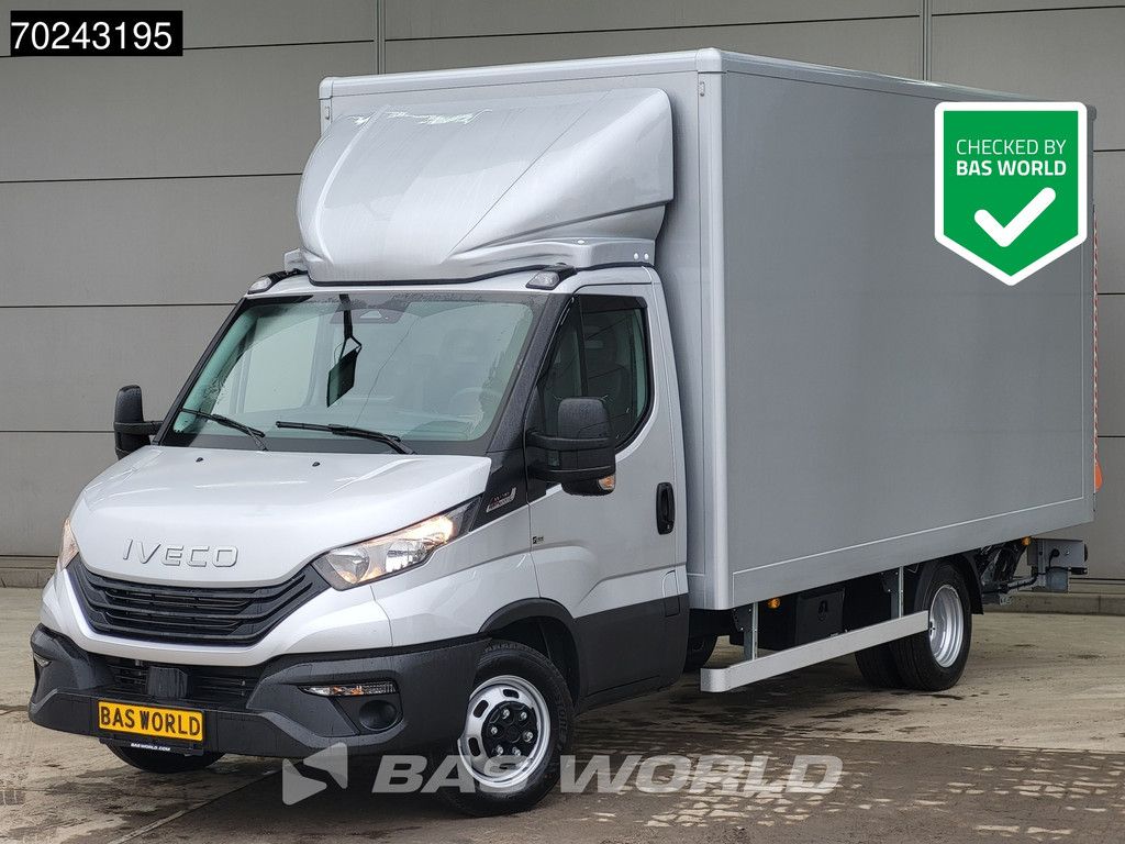 Iveco Daily 35C18 3.0L Automaat 180PK 1000KG Laadklep Zijdeur 2025-Model Bakwagen Dubbellucht ACC LED Navi Airco D'Hollandia 3,5t Trekgewicht Euro6 Meubelbak Koffer 21m3 A/C