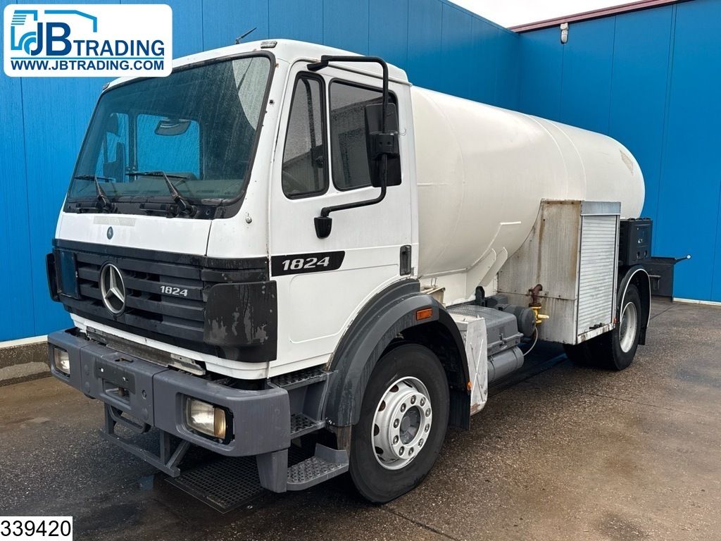 Mercedes 1824 13018 litres, LPG GPL, Gas tank, Leaf suspension