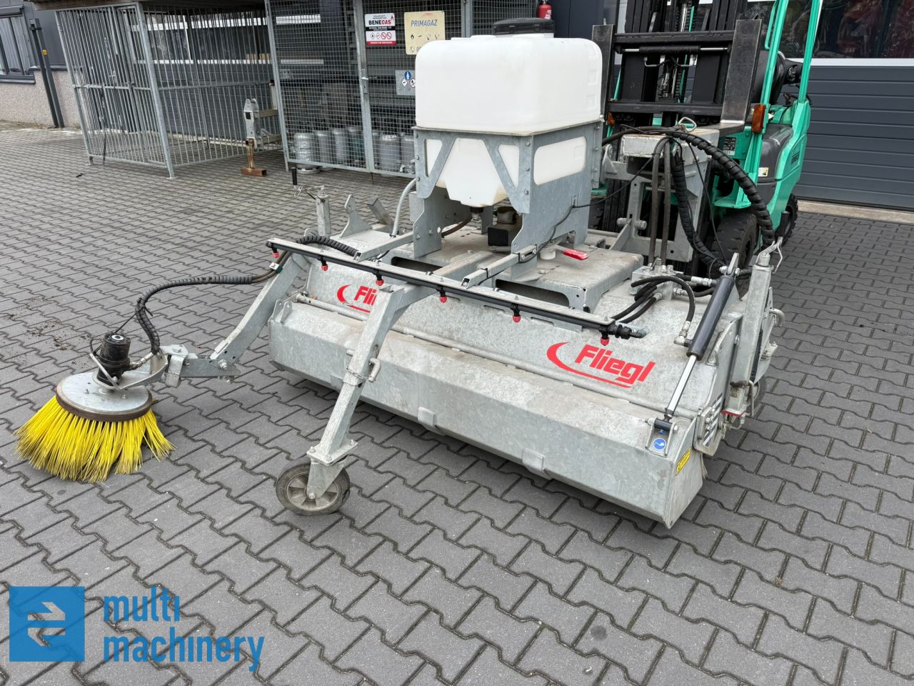 Veegmachine Type 500 KEH185/500 met zijborstel