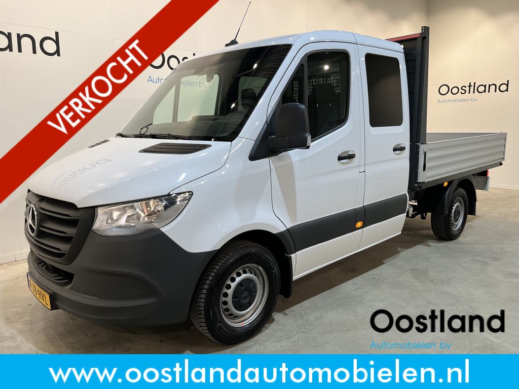 Mercedes-Benz Sprinter 315 CDI L2 RWD DC Dubbel Cabine Open Laadbak / Euro 6 / Trekhaak 3500 KG / Airco / DC 7 Pers. 650 KM !!