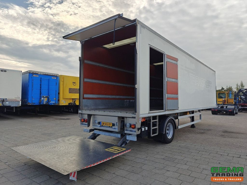 Hertoghs LPRS9 1-Achser SAF – CITY – Lenkachse – Geschlossener Kofferaufbau 10,6m + Ladebordwand 2000kg – Verzinkt – TÜV 10/2026