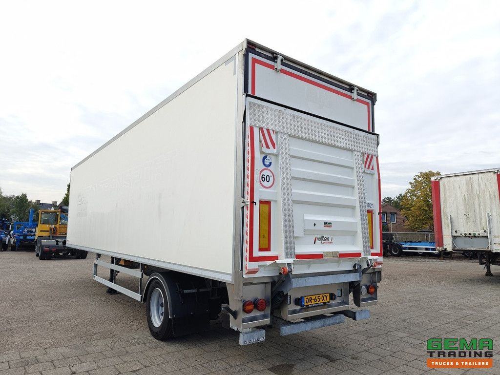 Hertoghs LPRS9 1-Achser SAF – CITY – Lenkachse – Geschlossener Kofferaufbau 10,6m + Ladebordwand 2000kg – Verzinkt – TÜV 10/2026