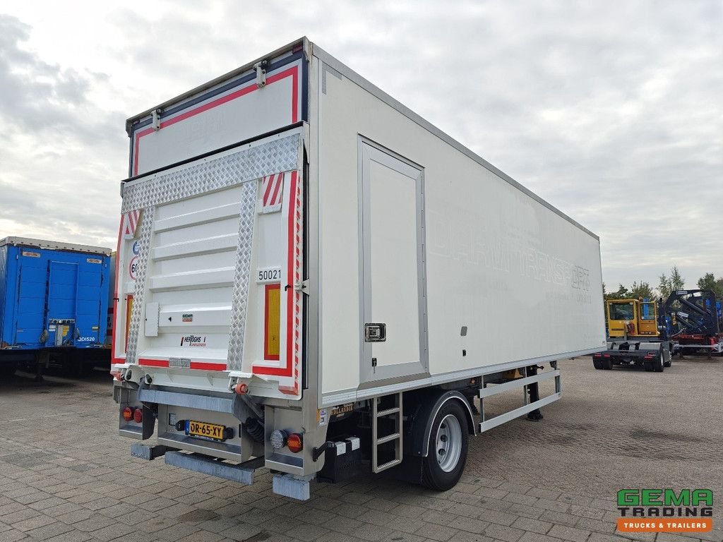 Hertoghs LPRS9 1-Achser SAF – CITY – Lenkachse – Geschlossener Kofferaufbau 10,6m + Ladebordwand 2000kg – Verzinkt – TÜV 10/2026