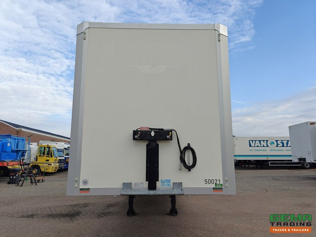 Hertoghs LPRS9 1-Achser SAF – CITY – Lenkachse – Geschlossener Kofferaufbau 10,6m + Ladebordwand 2000kg – Verzinkt – TÜV 10/2026