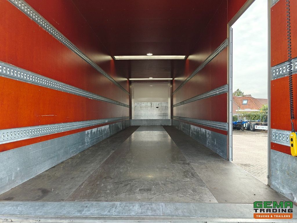 Hertoghs LPRS9 1-Achser SAF – CITY – Lenkachse – Geschlossener Kofferaufbau 10,6m + Ladebordwand 2000kg – Verzinkt – TÜV 10/2026