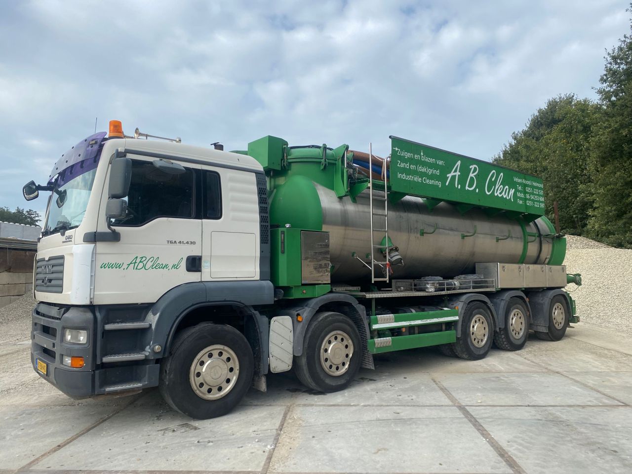 MAN 5-asser Amphitec Vortex 8000 zuig-/blaasauto