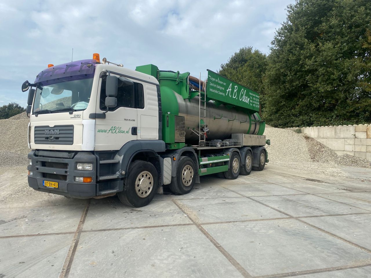 MAN 5-asser Amphitec Vortex 8000 zuig-/blaasauto