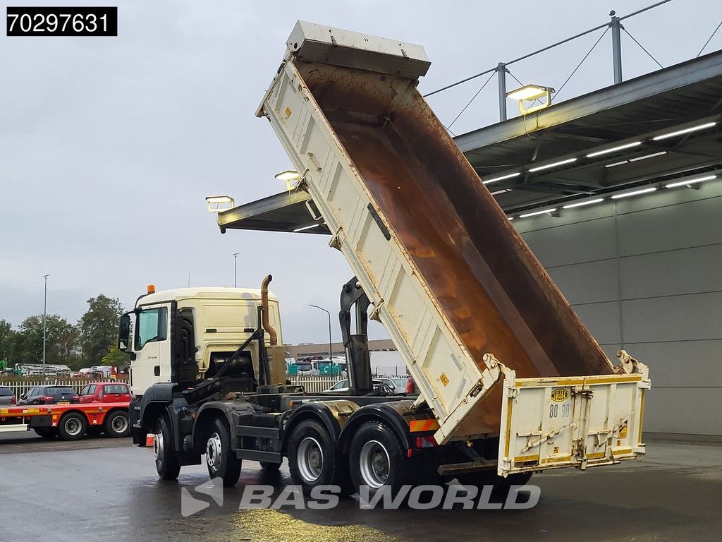 MAN TGS 35.440 8X4 12m3 Meiller 2 Way tipper Big-Axle Navi Euro 6
