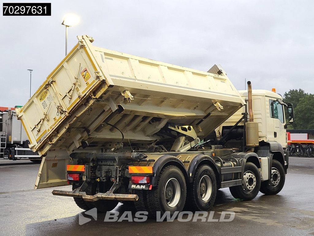 MAN TGS 35.440 8X4 12m3 Meiller 2 Way tipper Big-Axle Navi Euro 6