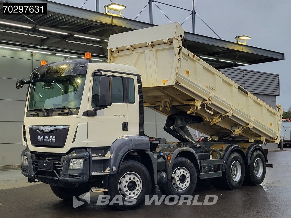 MAN TGS 35.440 8X4 12m3 Meiller 2 Way tipper Big-Axle Navi Euro 6