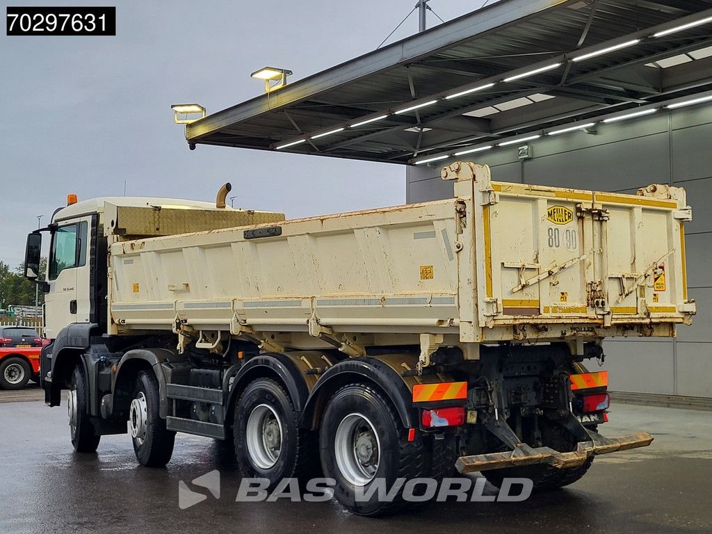 MAN TGS 35.440 8X4 12m3 Meiller 2 Way tipper Big-Axle Navi Euro 6
