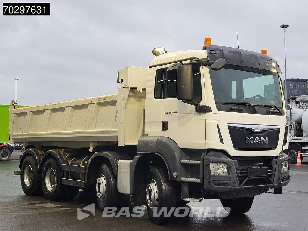 MAN TGS 35.440 8X4 12m3 Meiller 2 Way tipper Big-Axle Navi Euro 6