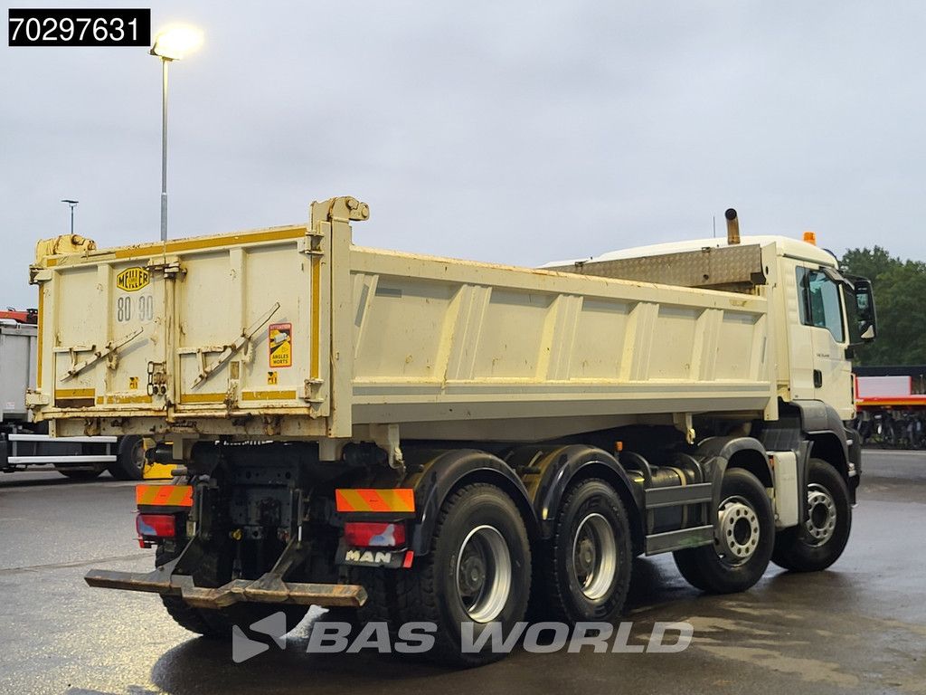 MAN TGS 35.440 8X4 12m3 Meiller 2 Way tipper Big-Axle Navi Euro 6