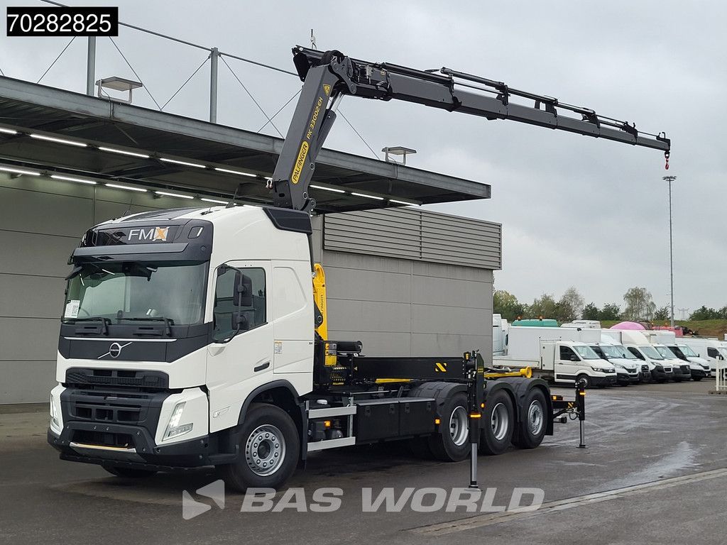 Volvo FMX 500 8X4 NEW! Palfinger PK33002 Crane + PHT22SLD5 Hooklift Lift-Steerign Axle