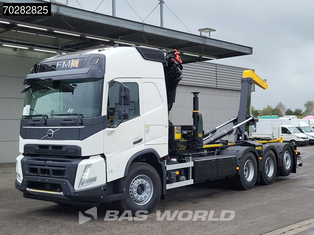Volvo FMX 500 8X4 NEW! Palfinger PK33002 Crane + PHT22SLD5 Hooklift Lift-Steerign Axle