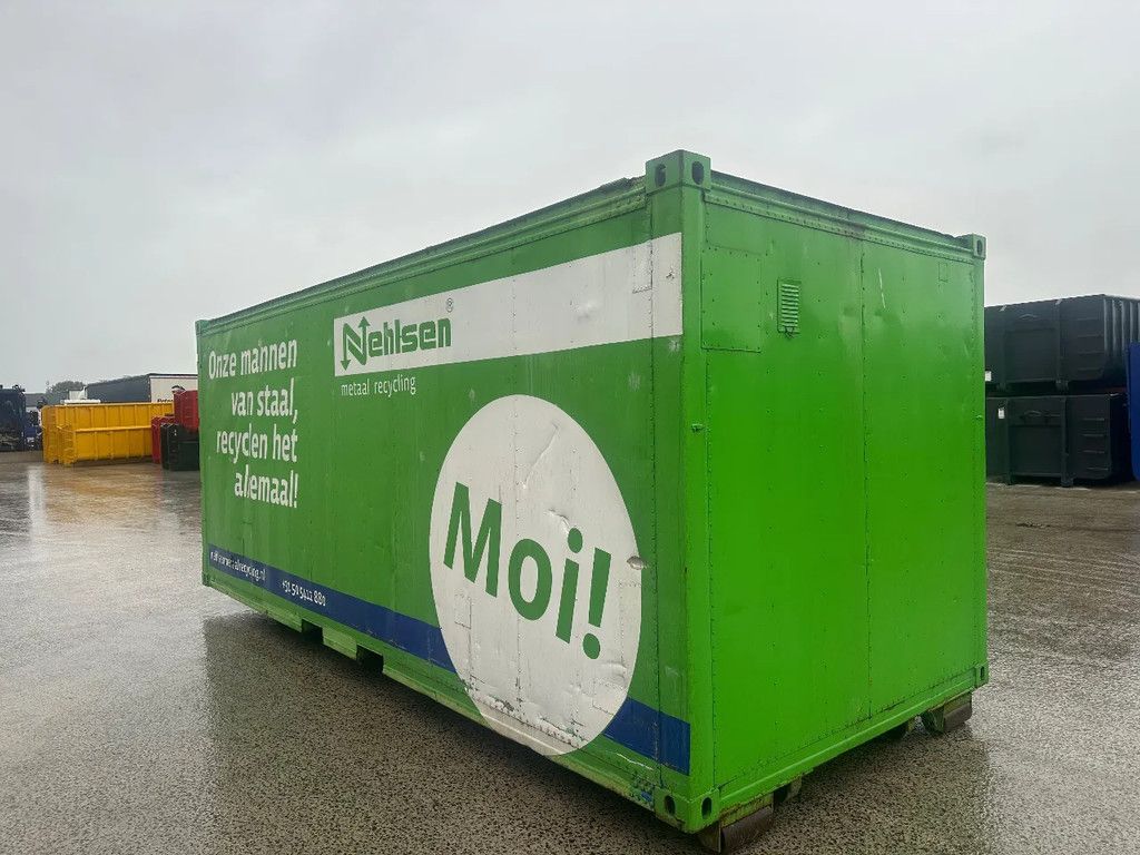 Sidalco Omgekeerde zeecontainer op kabel systeem