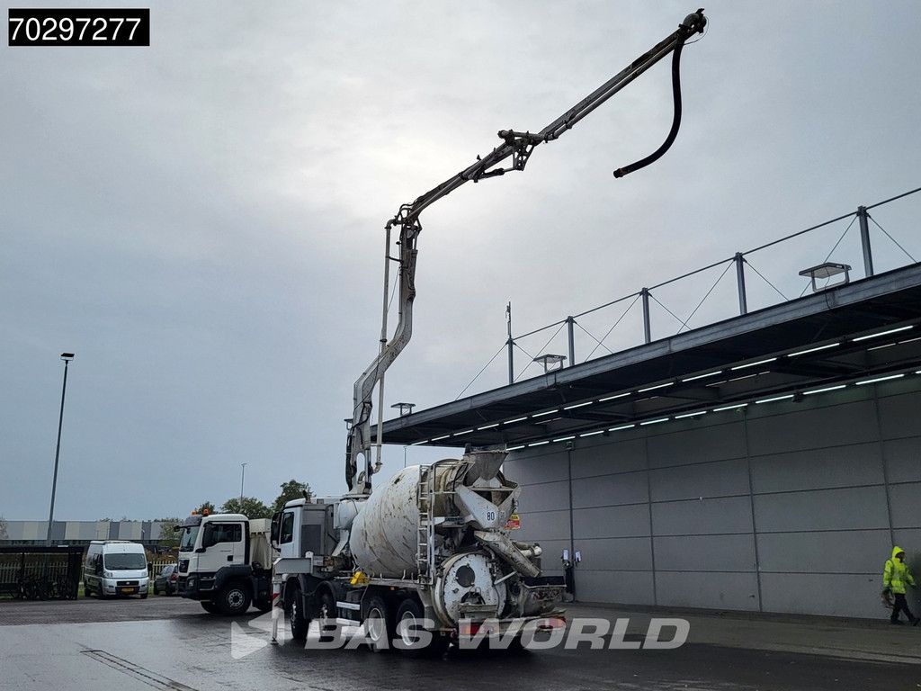 Mercedes Actros 3241 8X4 Putzmeister TMM 21-3 PUMI 7m3 Liebherr Big-Axle 3-Pedals Euro 4