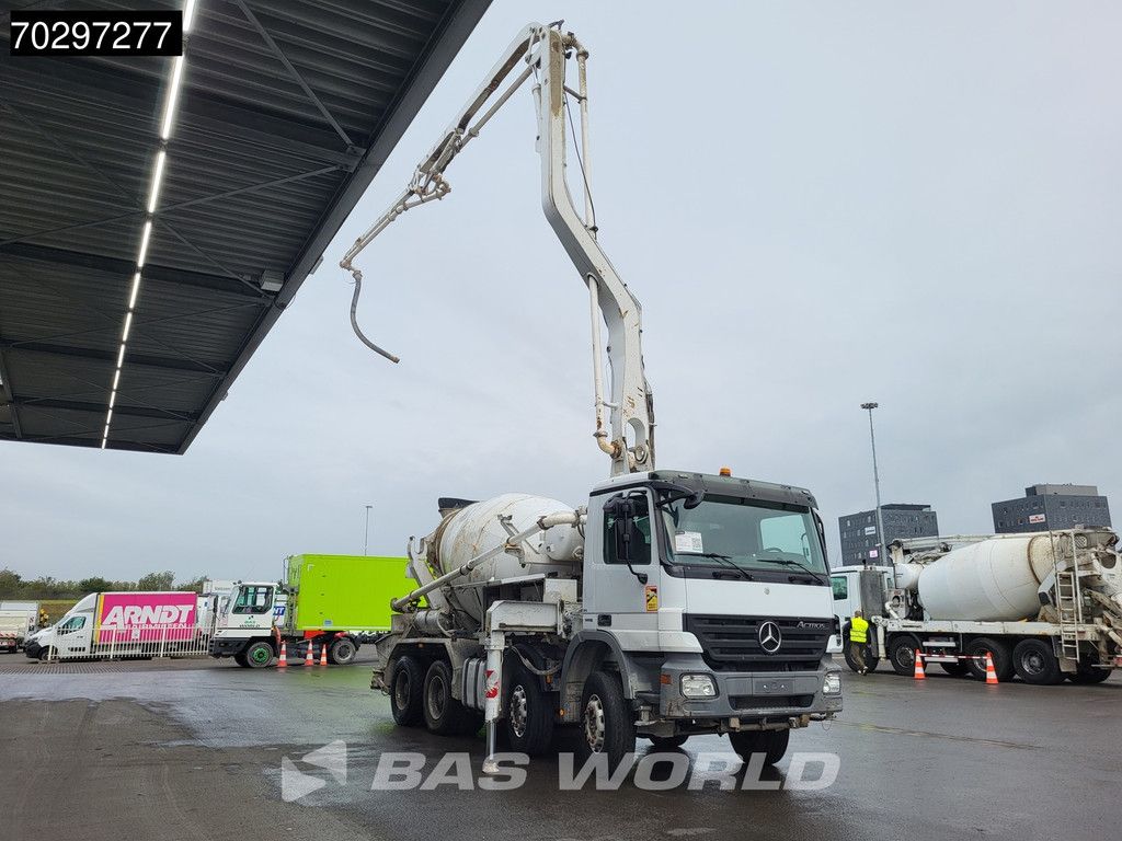 Mercedes Actros 3241 8X4 Putzmeister TMM 21-3 PUMI 7m3 Liebherr Big-Axle 3-Pedals Euro 4