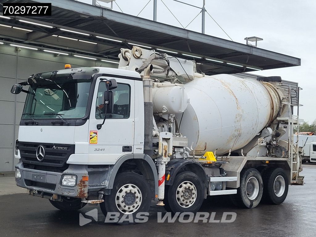 Mercedes Actros 3241 8X4 Putzmeister TMM 21-3 PUMI 7m3 Liebherr Big-Axle 3-Pedals Euro 4
