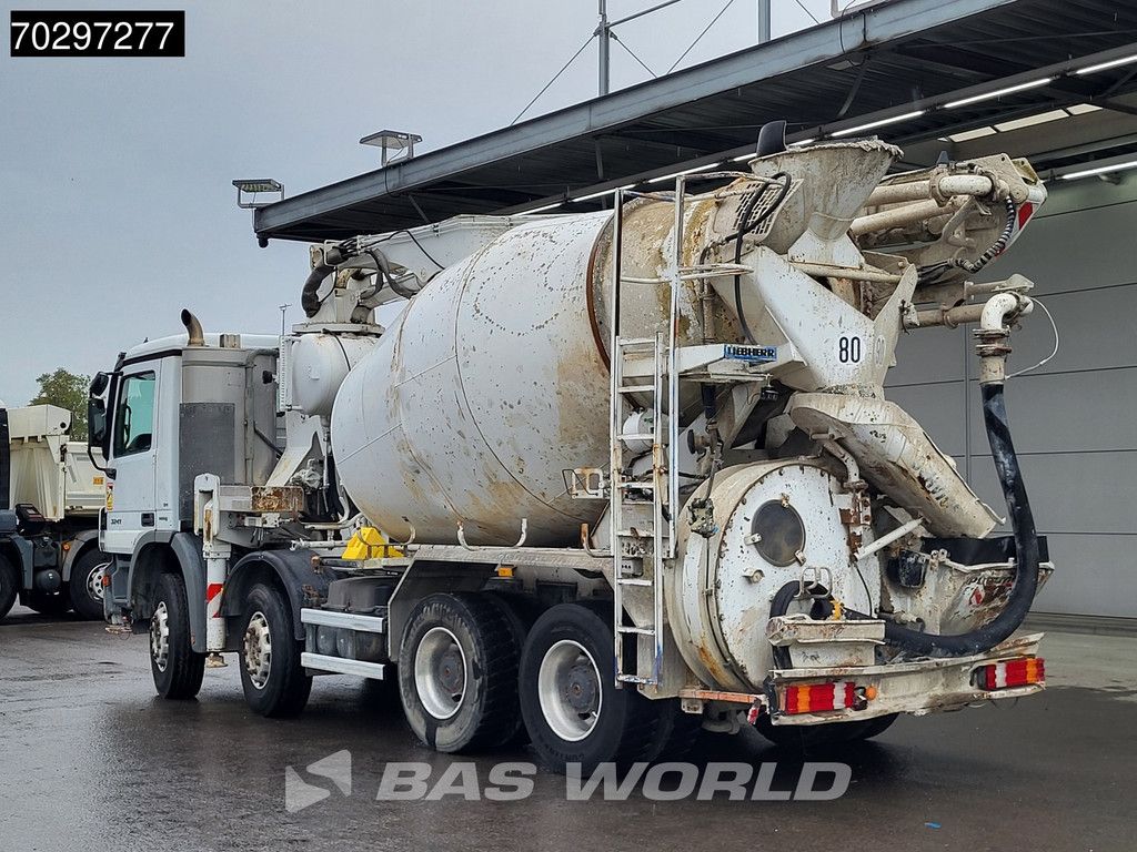 Mercedes Actros 3241 8X4 Putzmeister TMM 21-3 PUMI 7m3 Liebherr Big-Axle 3-Pedals Euro 4