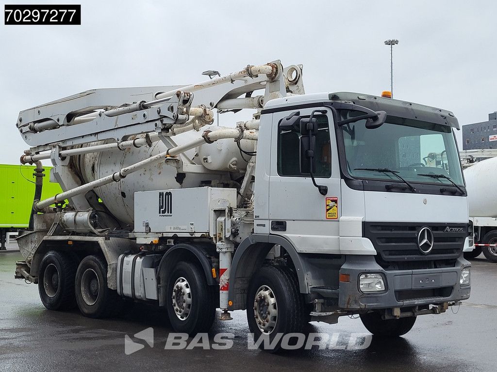 Mercedes Actros 3241 8X4 Putzmeister TMM 21-3 PUMI 7m3 Liebherr Big-Axle 3-Pedals Euro 4