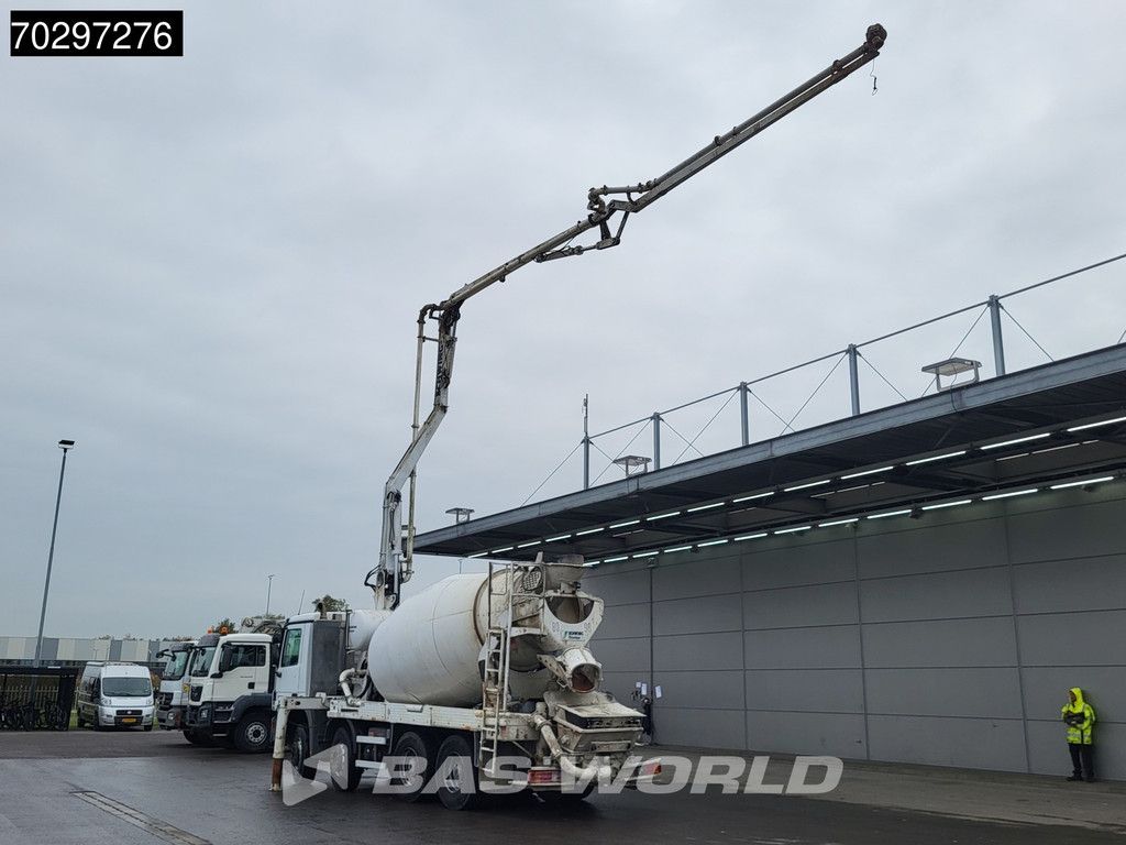 Mercedes Actros 3241 8X4 SCHWING FBP 21-100 PUMI 7m3 Mixer 3-Pedals Big-Axle Euro 4