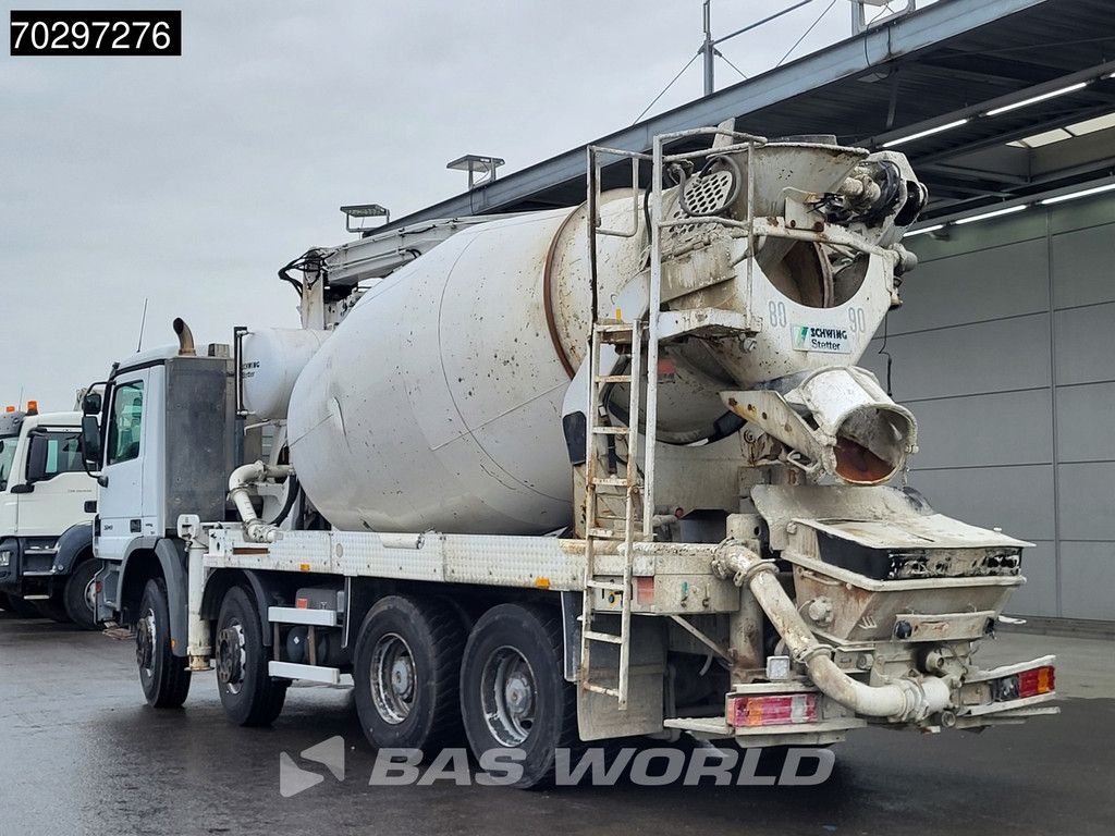 Mercedes Actros 3241 8X4 SCHWING FBP 21-100 PUMI 7m3 Mixer 3-Pedals Big-Axle Euro 4
