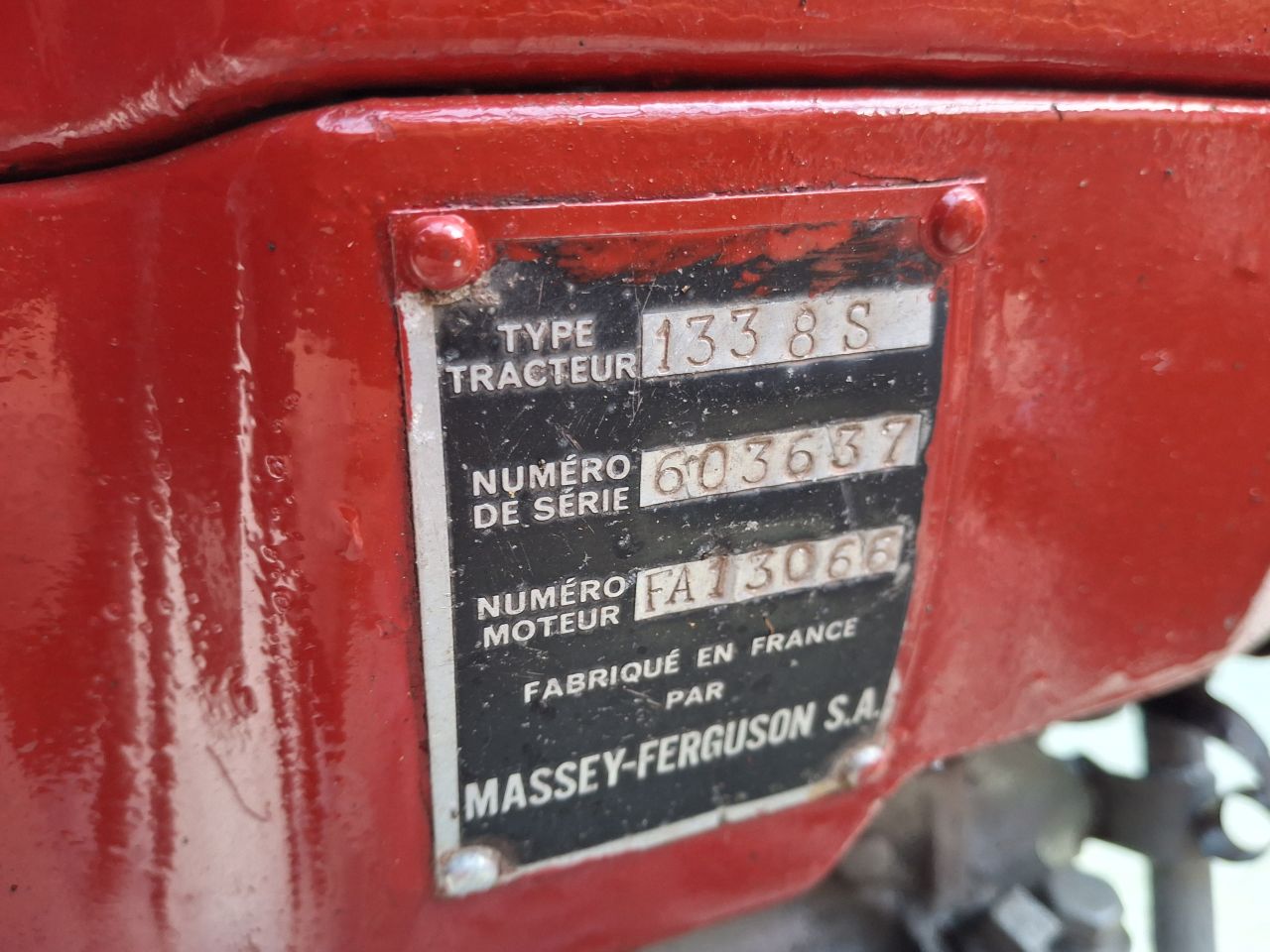 Massey ferguson 133