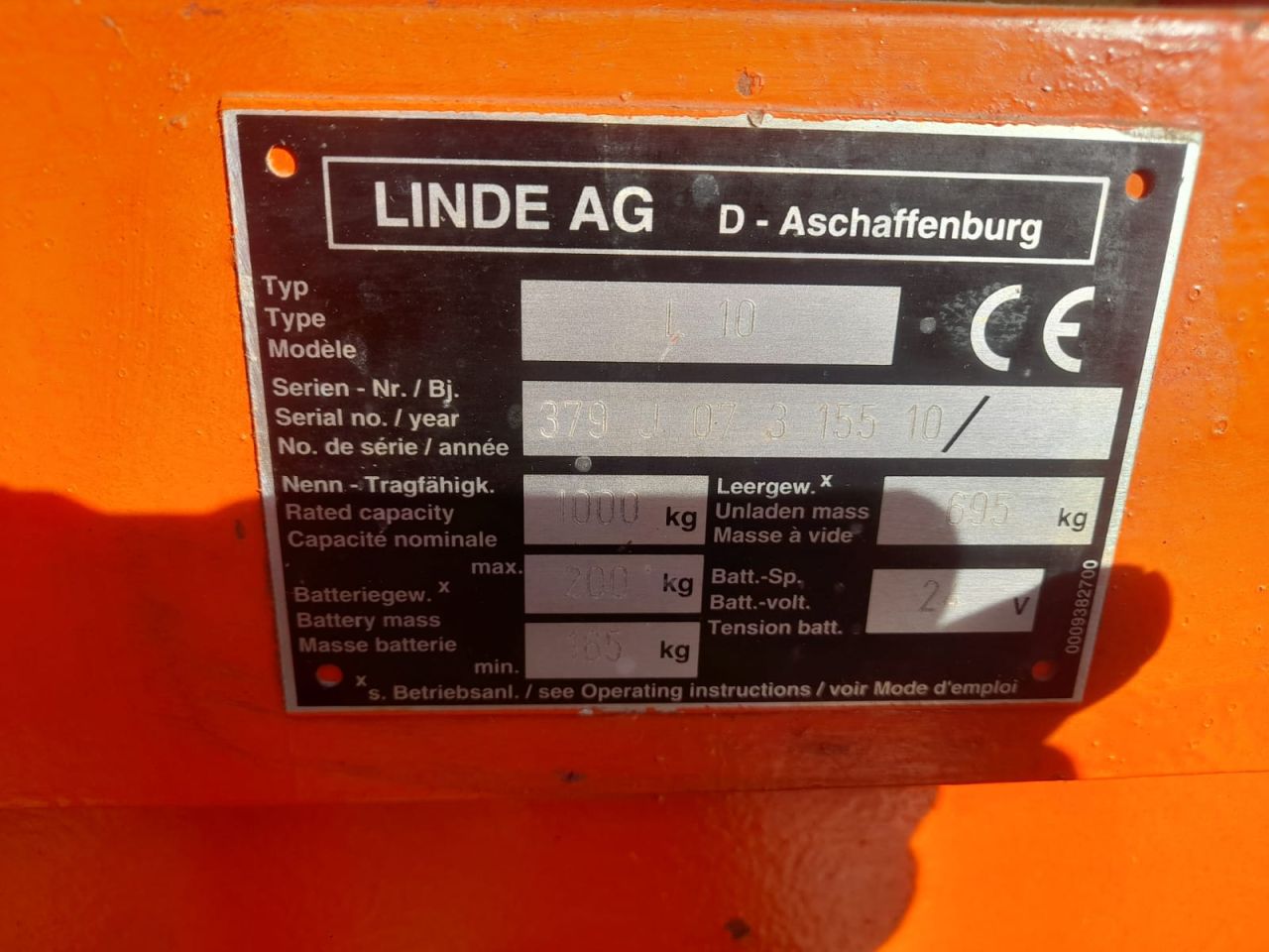 Linde stapelaar L10