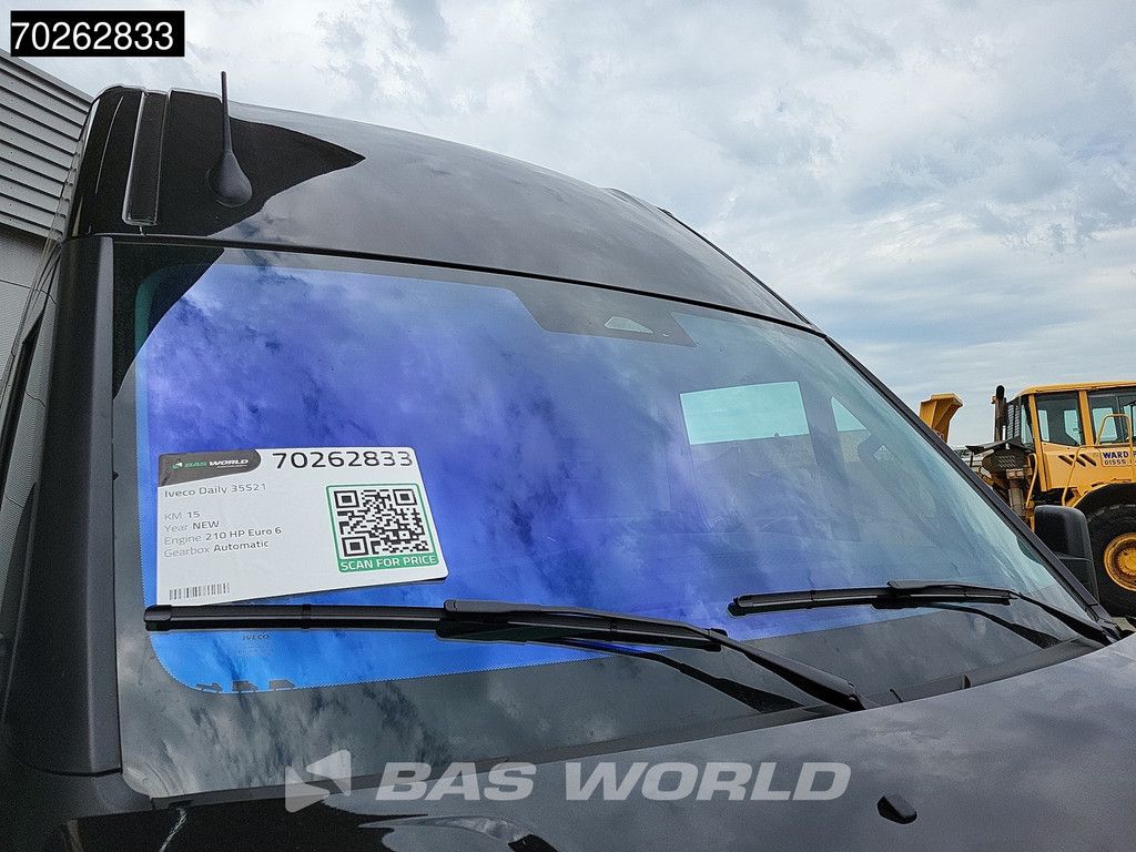 Iveco Daily 35S21 3.0L Automaat Black Edition 210PK L3H2 2025-Model 3,5t Trekvermogen ACC LED CarPlay Camera Parkeersensoren Velgen 16m3 Euro6 L4H2 16m3 Klima