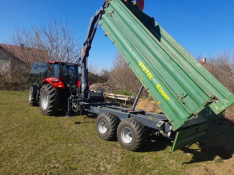 Stelzl Kipper mit Palfinger Kran 7,5m
