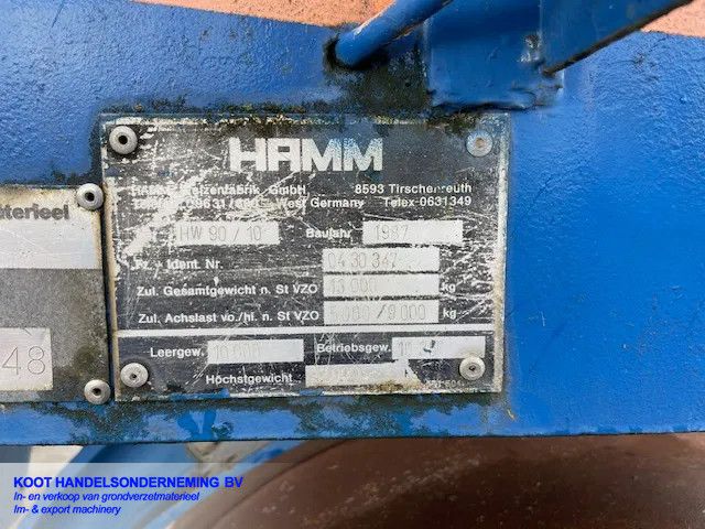 Hamm 2x HW 90 Deutz Engine Good working!