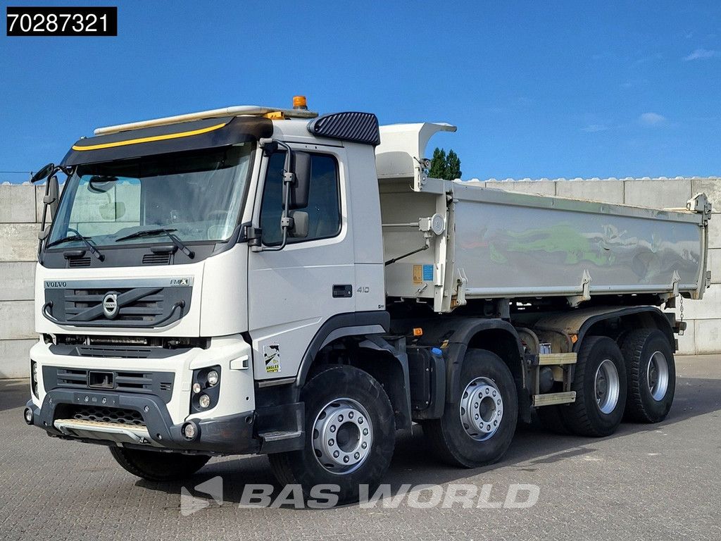 Volvo FMX 410 8X4 13m3 Marrel Tipper SteelSuspension 2-Side Kipper BigAxle Euro 5