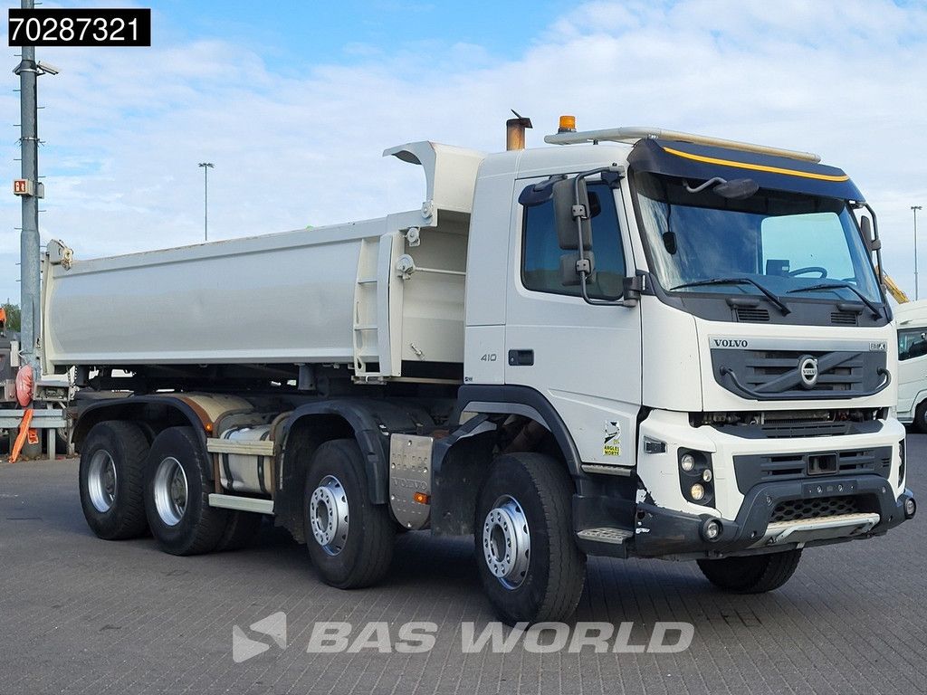 Volvo FMX 410 8X4 13m3 Marrel Tipper SteelSuspension 2-Side Kipper BigAxle Euro 5