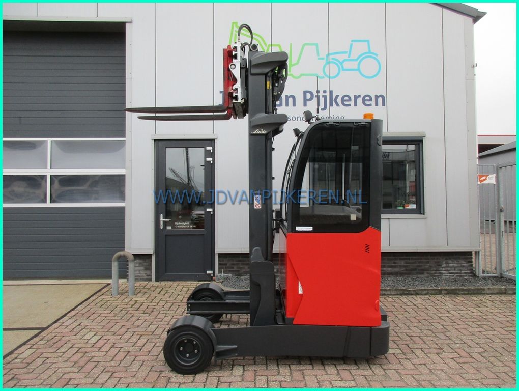 Linde R20G-01 grote wielen triplex 6.8m+sideshift+forkpositioner