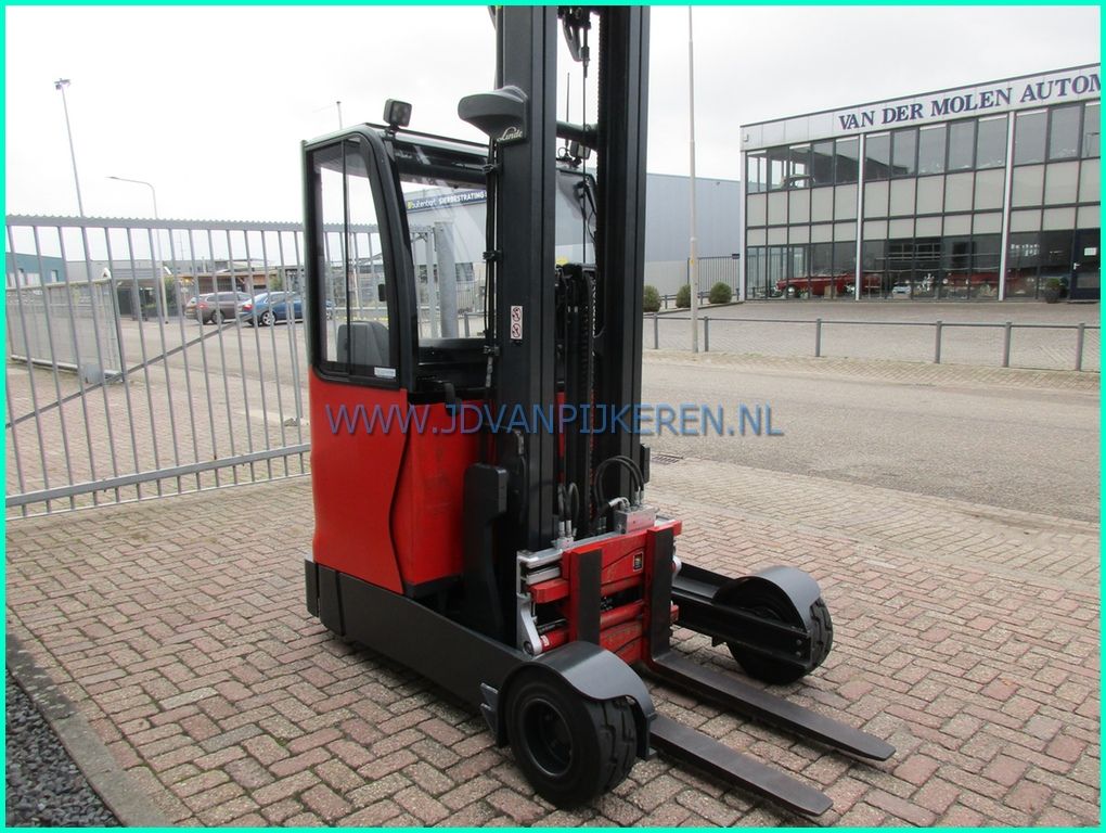 Linde R20G-01 grote wielen triplex 6.8m+sideshift+forkpositioner