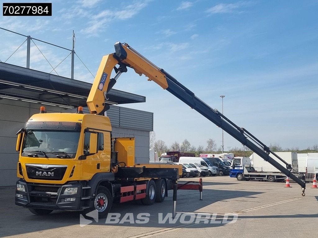 MAN TGS 26.480 6X4 HMF 5020 K6 Crane Kran 6x2H4 Hydrodrive Euro 6