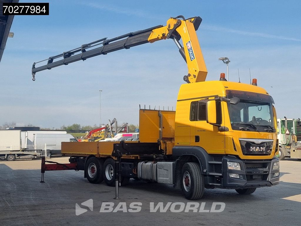 MAN TGS 26.480 6X4 HMF 5020 K6 Crane Kran 6x2H4 Hydrodrive Euro 6