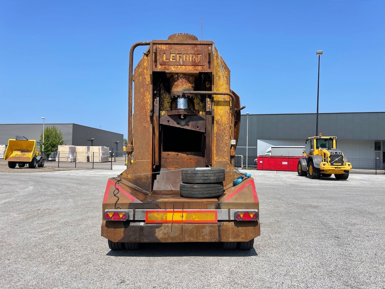 Lefort Mobile 500 schrootschaar met persdeksels