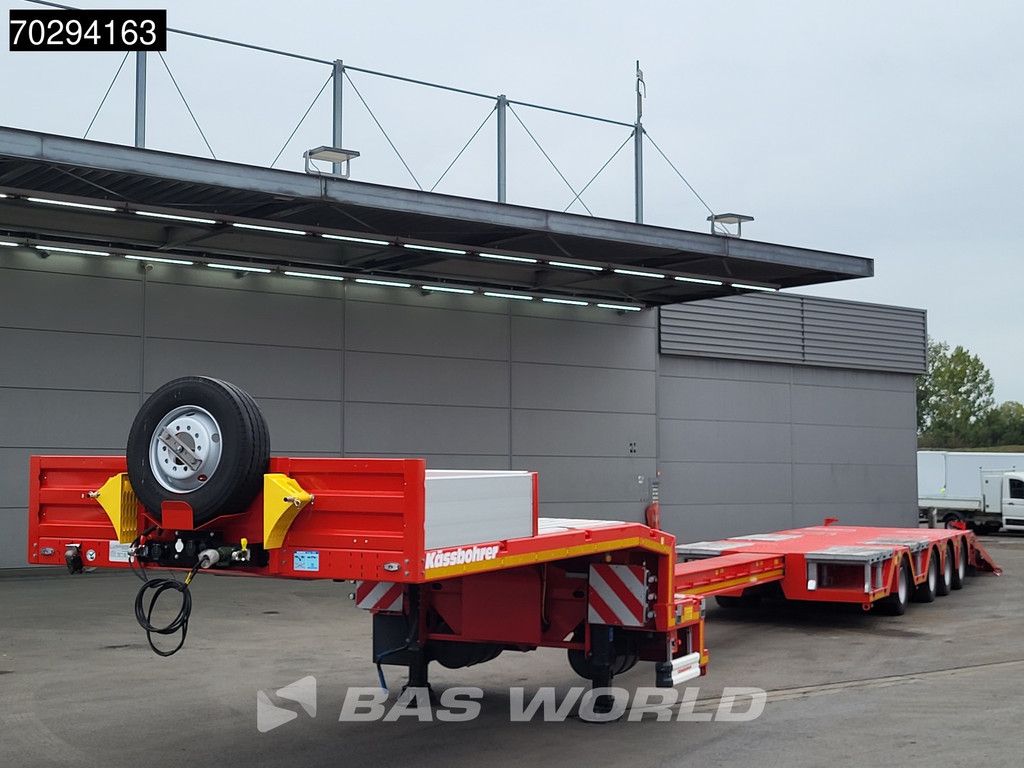 Kässbohrer LB4E 4 axles Hydr. Ramps 615cm-Extendable Lift+ 2x Steering Axle
