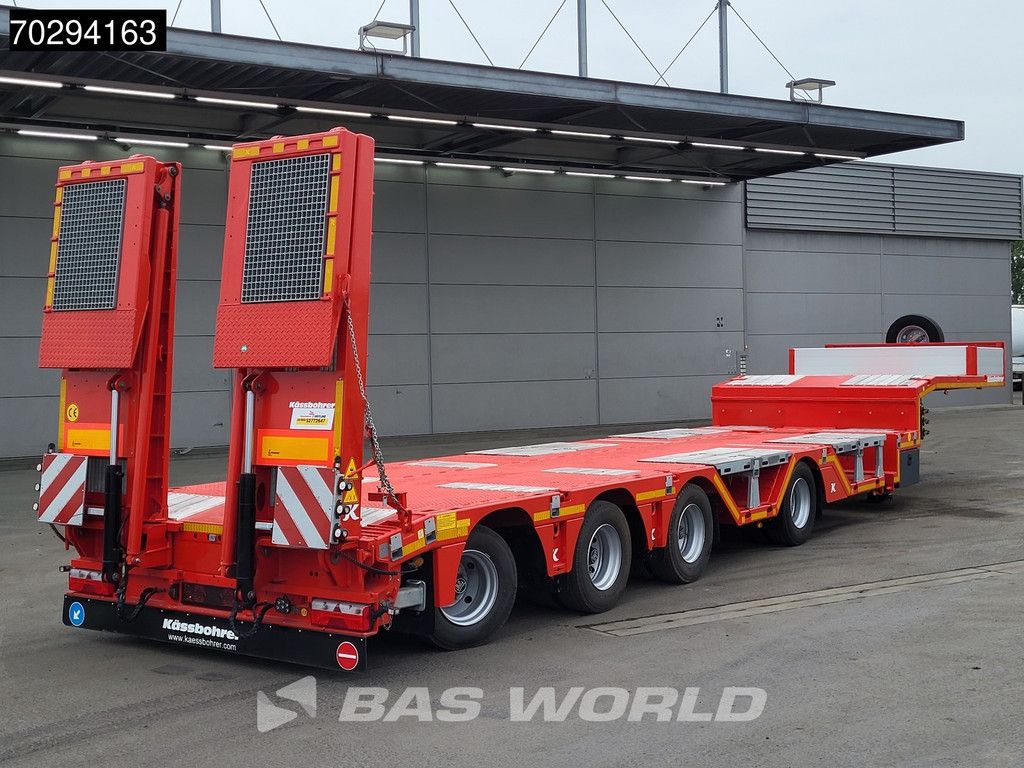 Kässbohrer LB4E 4 axles Hydr. Ramps 615cm-Extendable Lift+ 2x Steering Axle