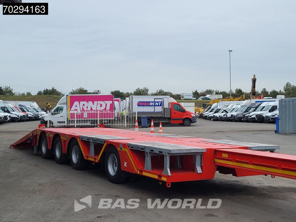 Kässbohrer LB4E 4 axles Hydr. Ramps 615cm-Extendable Lift+ 2x Steering Axle